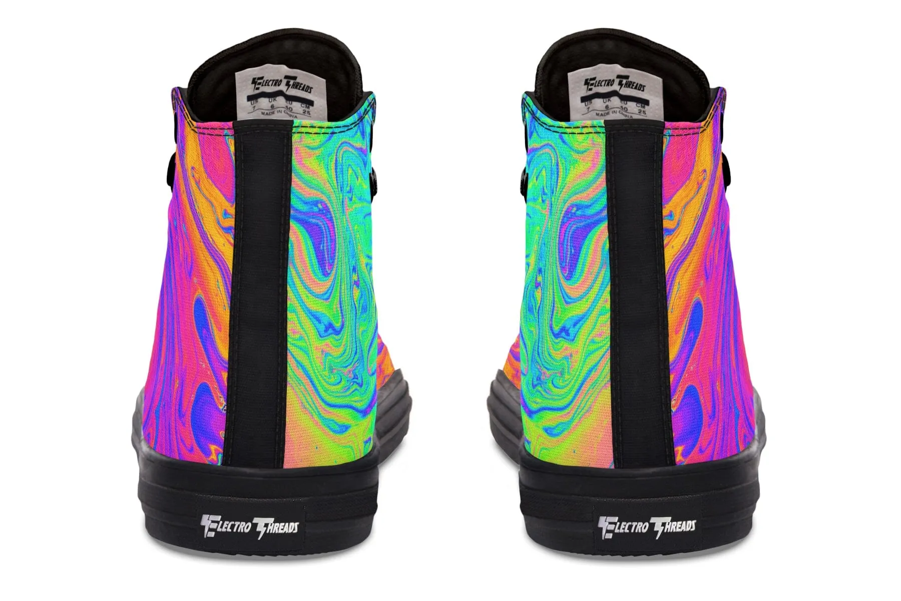 Melting Colors High Top Shoes