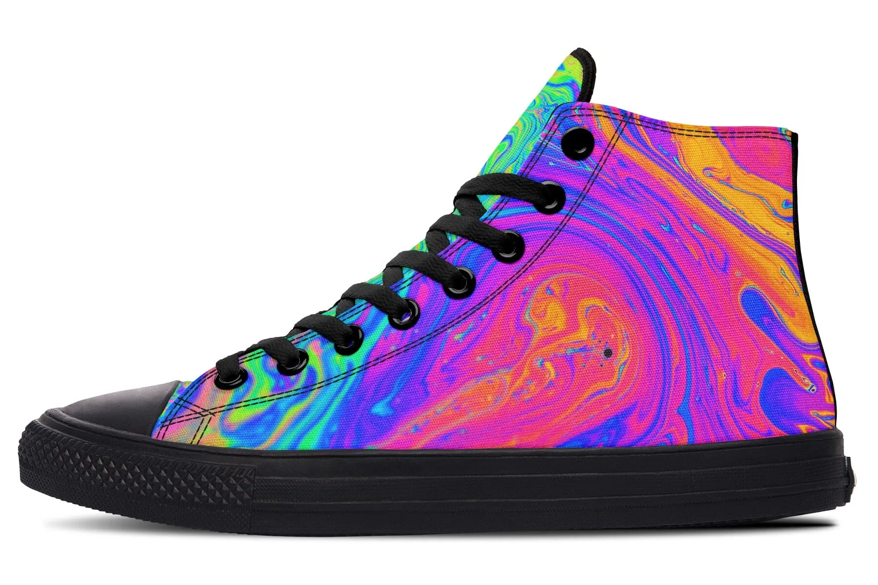 Melting Colors High Top Shoes