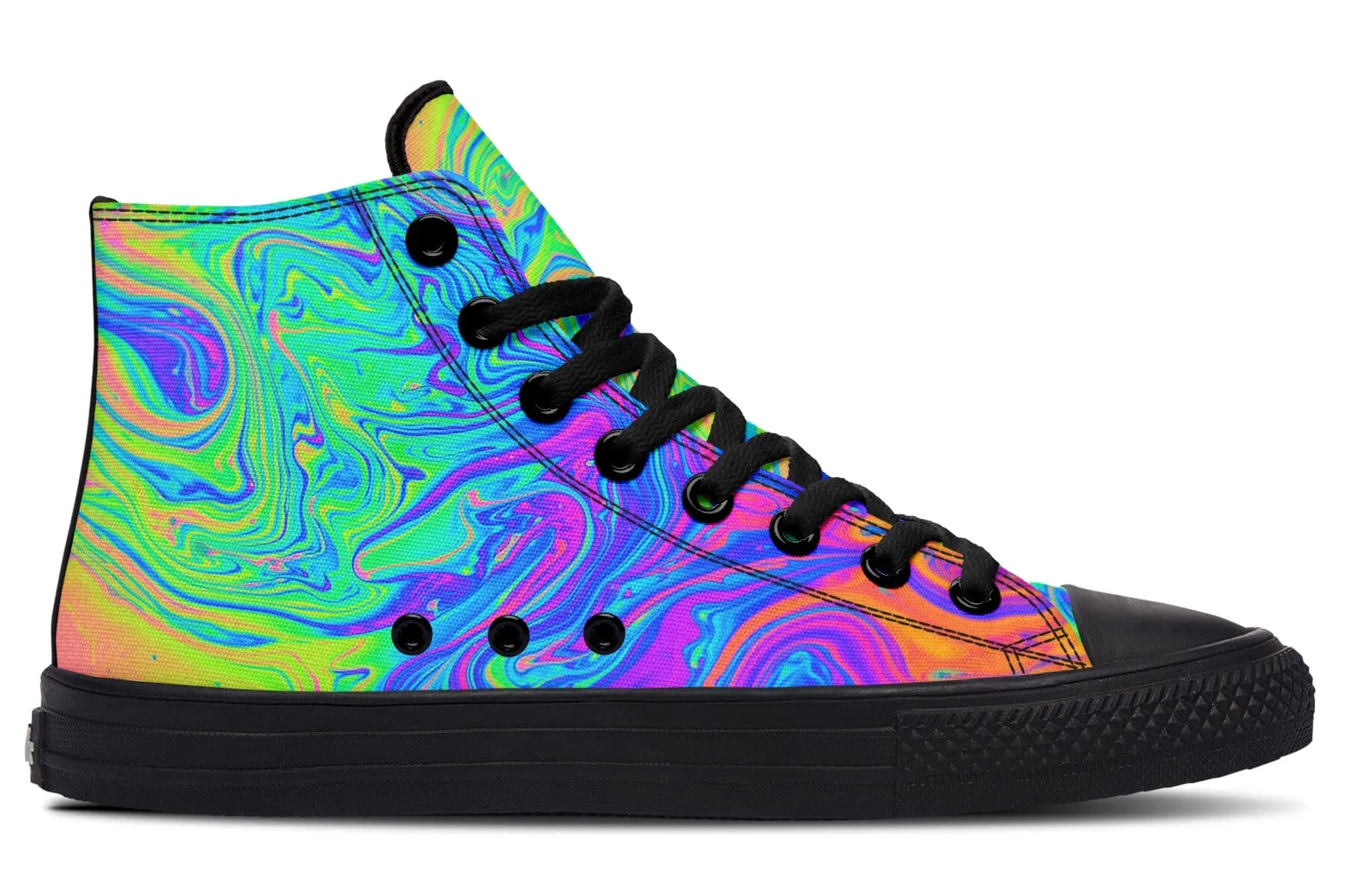 Melting Colors High Top Shoes