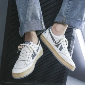 Men Stylish Fashion Casual Flat Skate Shoes