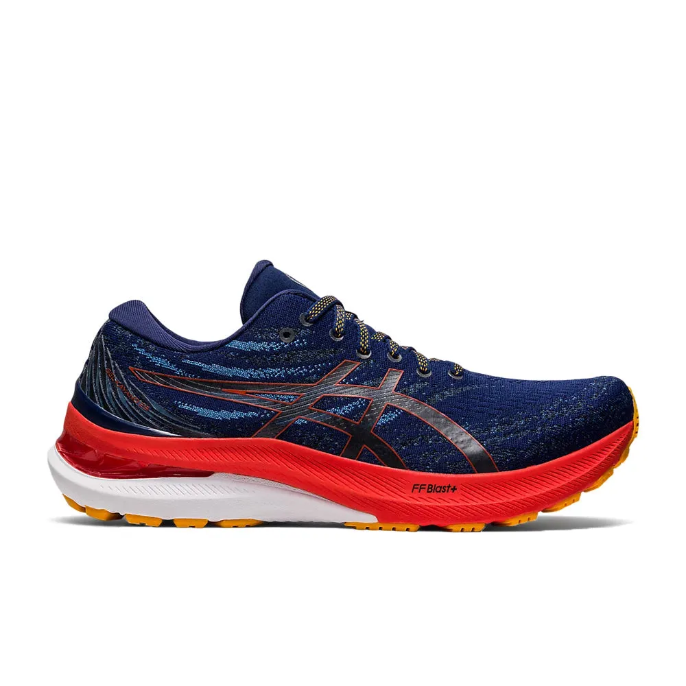 Men's Asics Gel-Kayano 29, Deep Ocean/Cherry Tomato, 8 4E Extra Wide