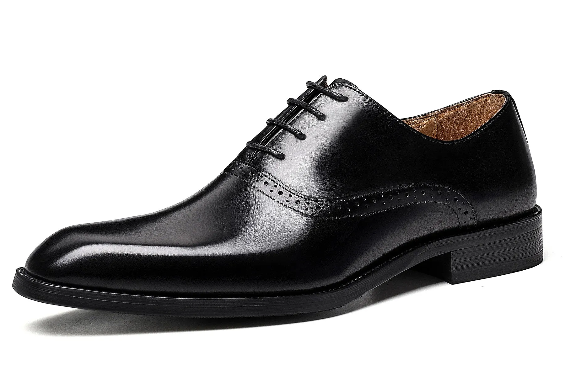 Men's Leather Brogues Formal Oxfords Shoes