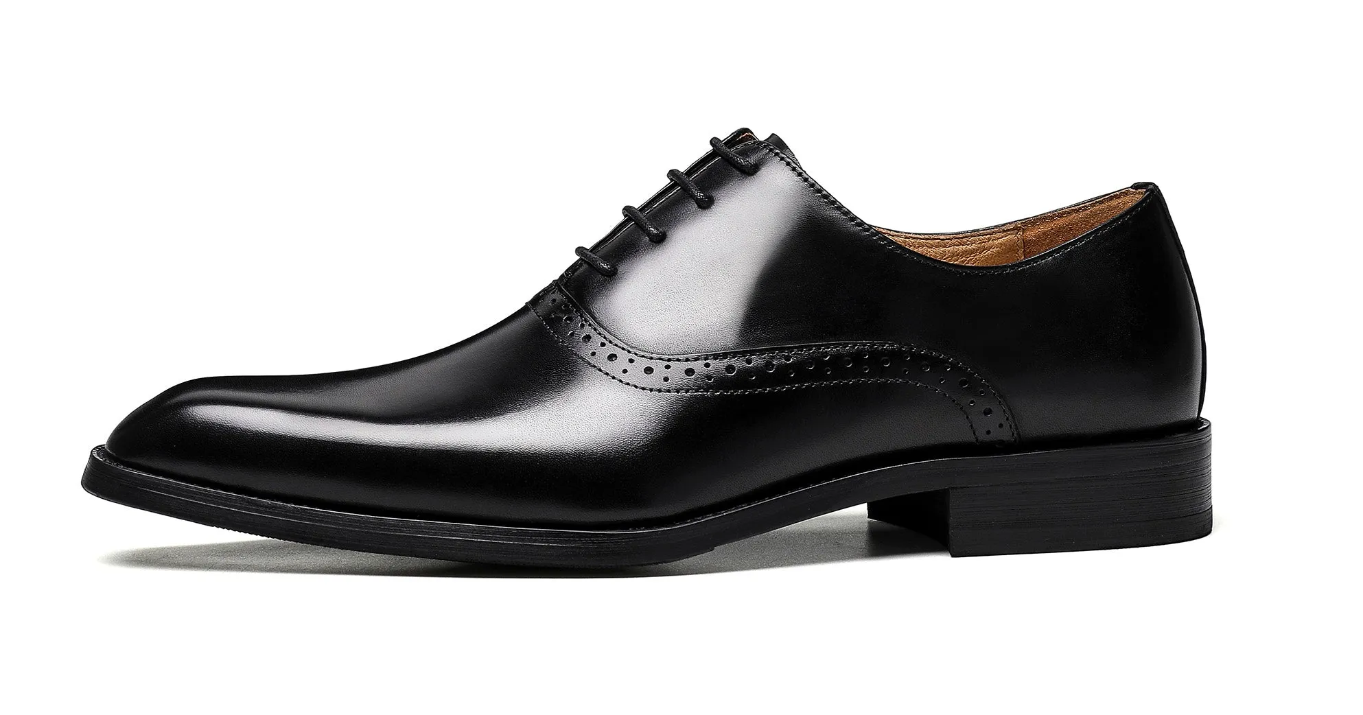 Men's Leather Brogues Formal Oxfords Shoes