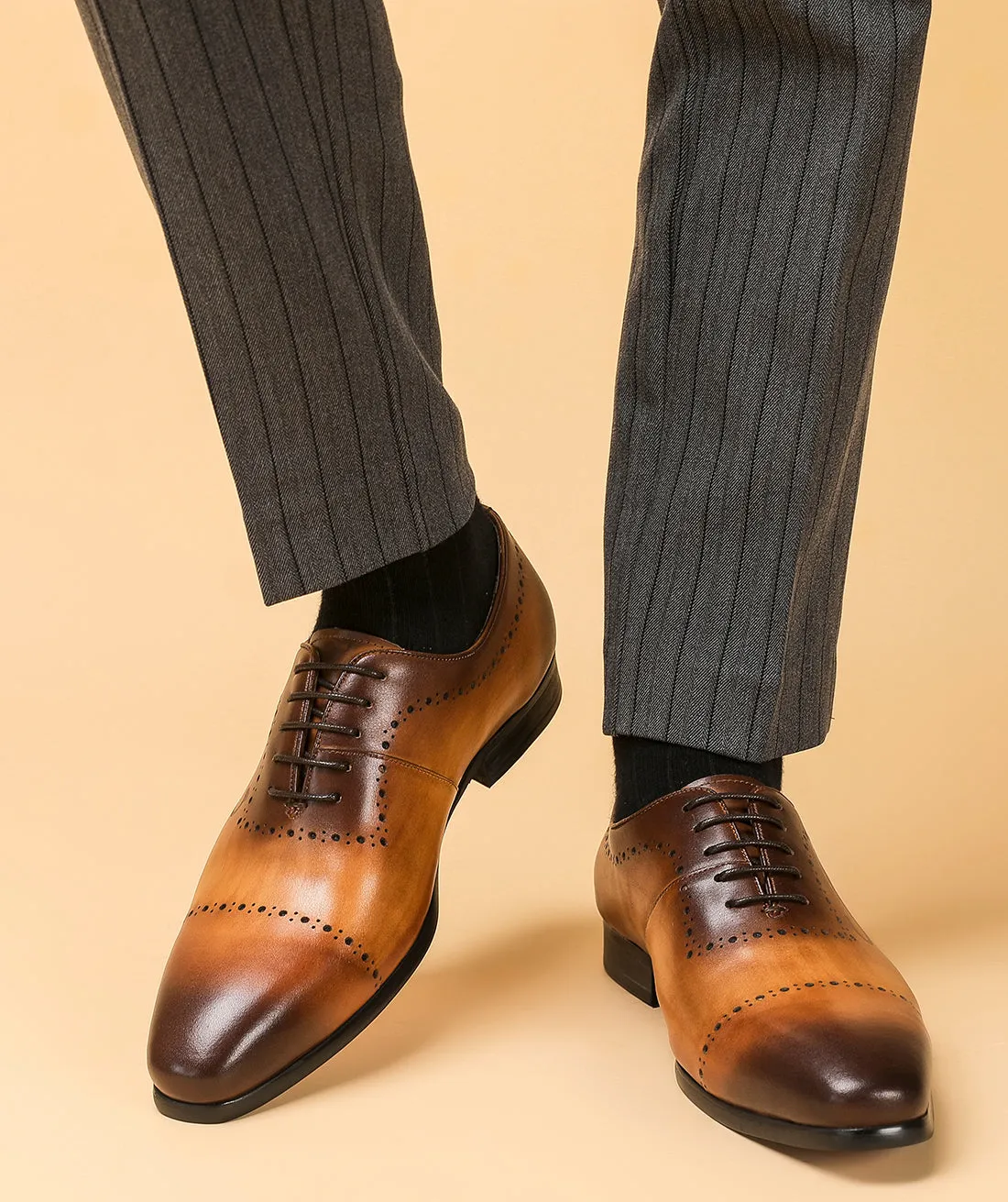 Men's Leather Oxfords Music Notation