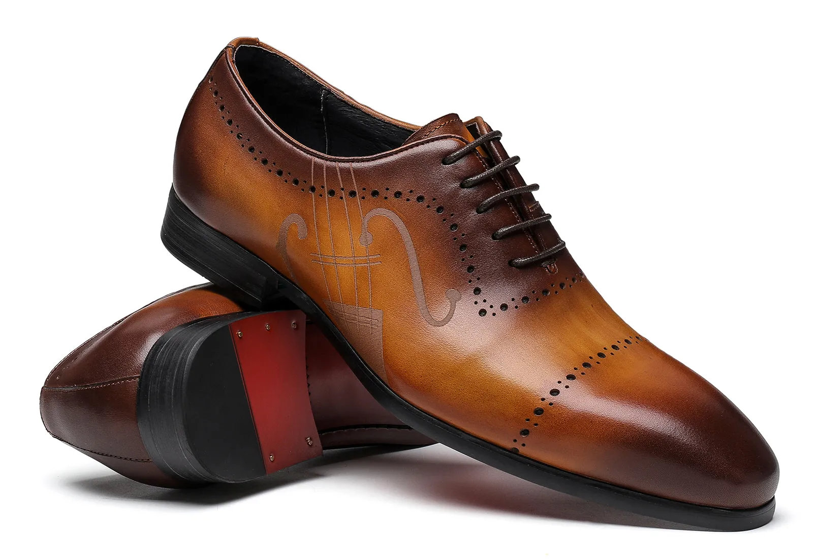 Men's Leather Oxfords Music Notation