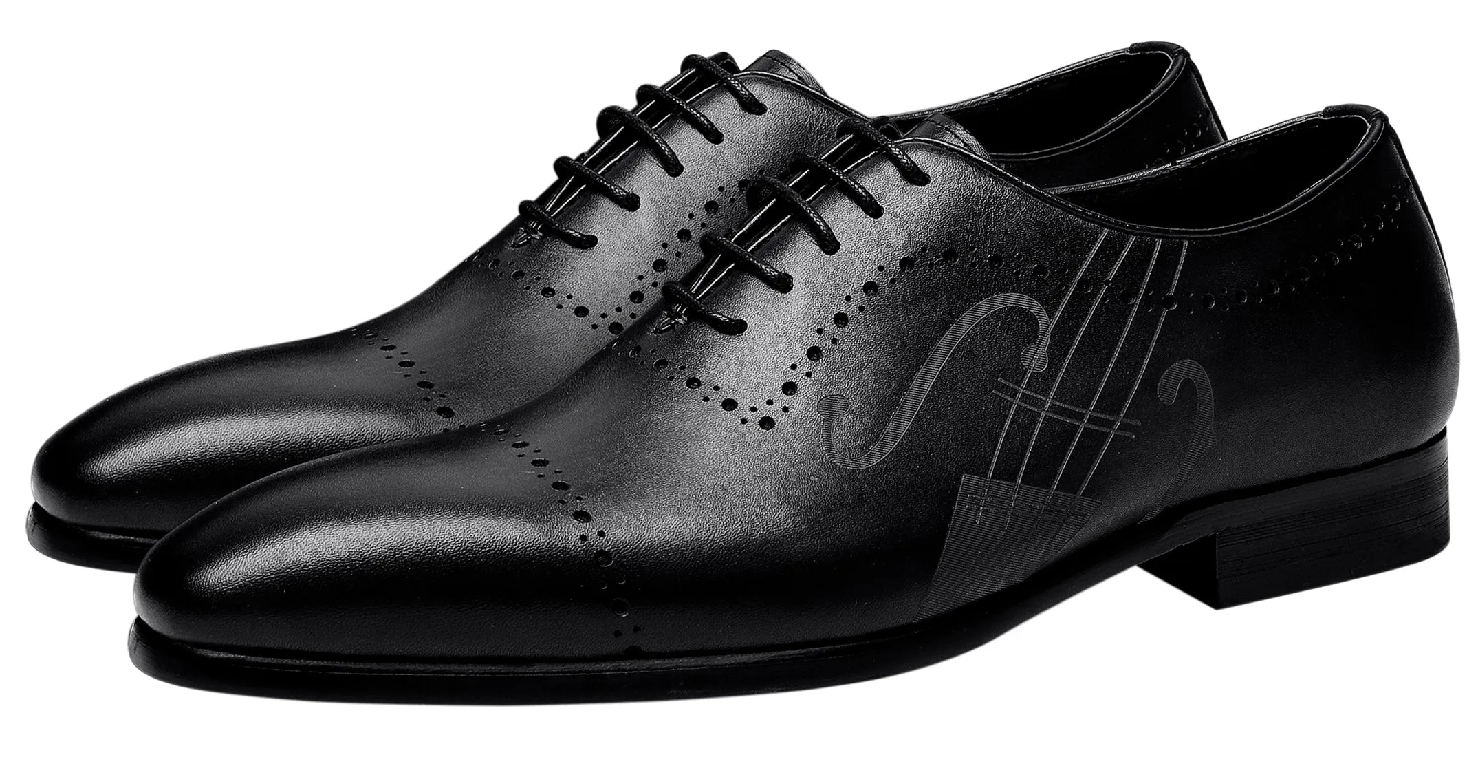 Men's Leather Oxfords Music Notation