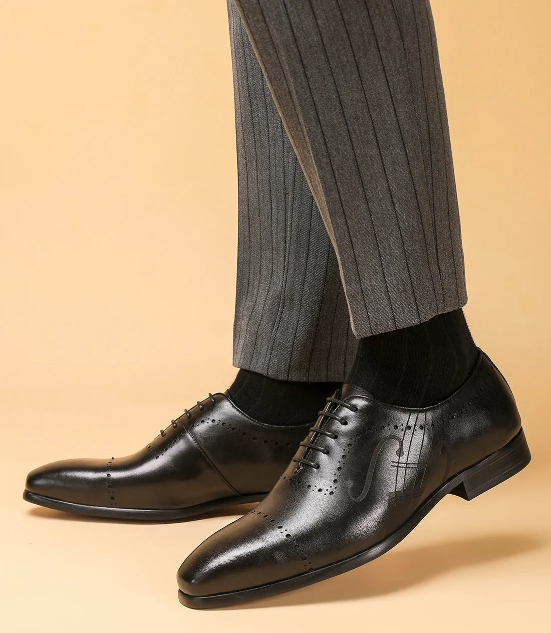 Men's Leather Oxfords Music Notation