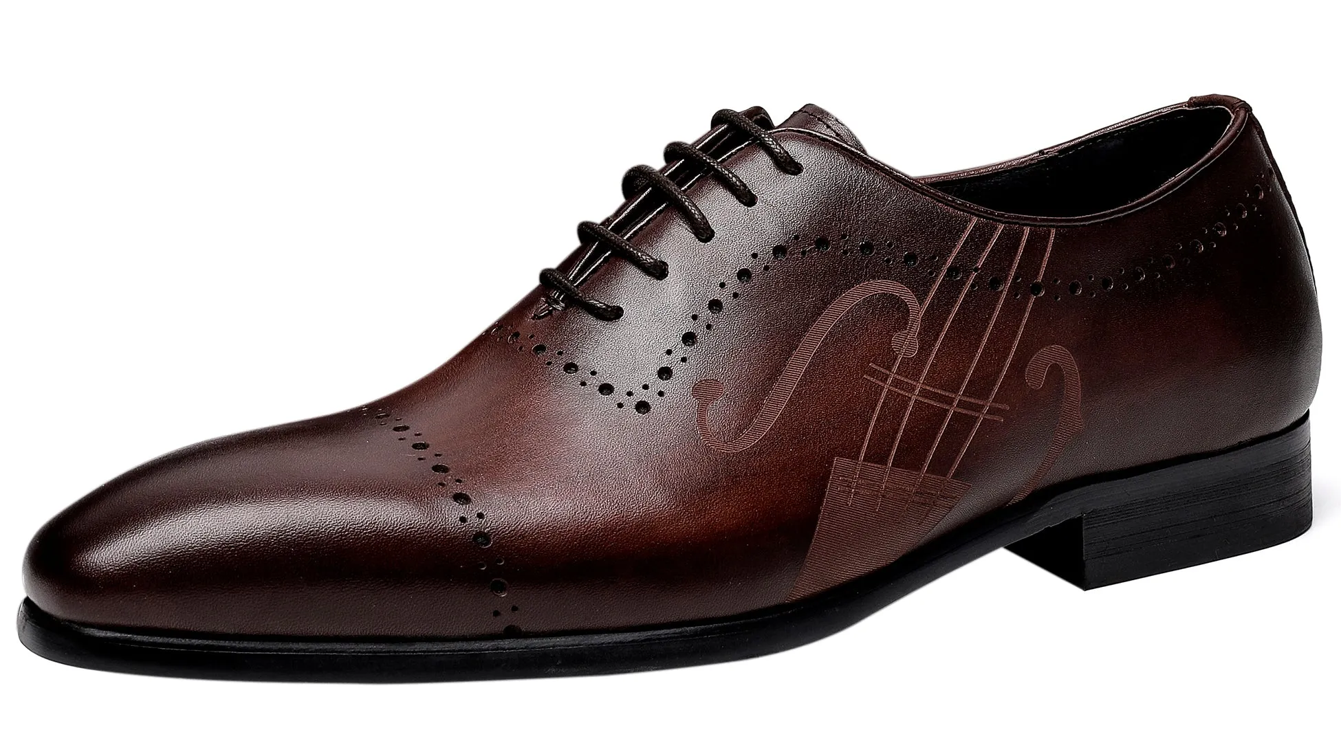 Men's Leather Oxfords Music Notation