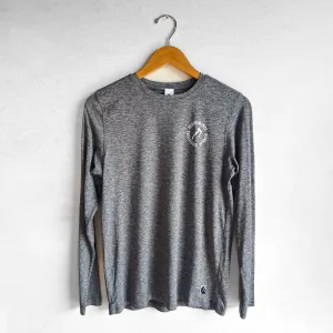 MEN'S PRO LOGO LONG SLEEVE - HEATHER GRAY