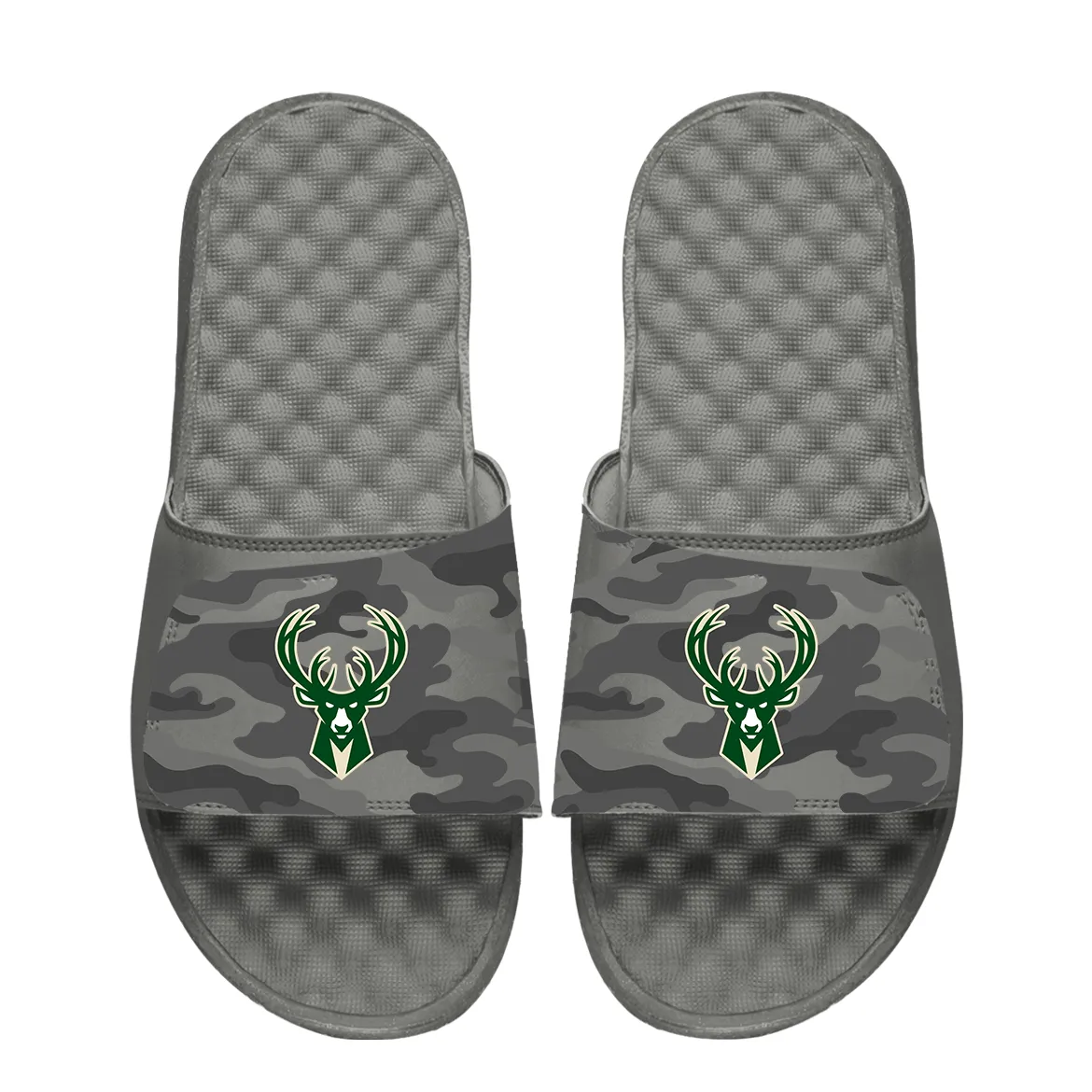 Milwaukee Bucks Urban Camo Slides