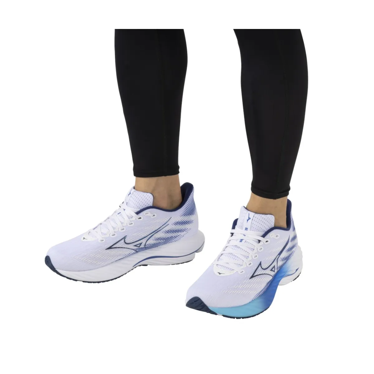 Mizuno Wave Rider 28 Blue White AW24 Shoes