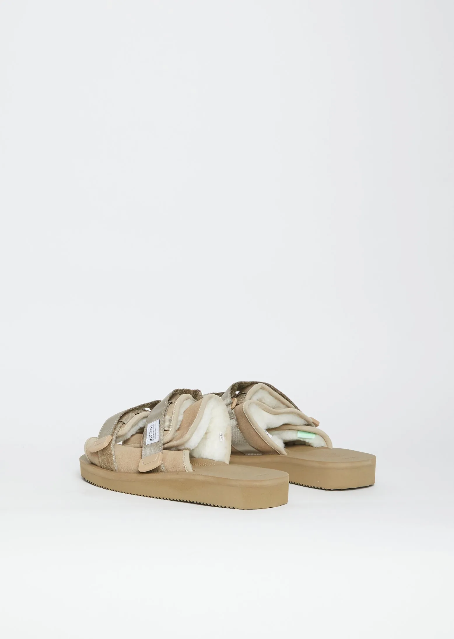 Moto-Mab Slide Sandal— Taupe