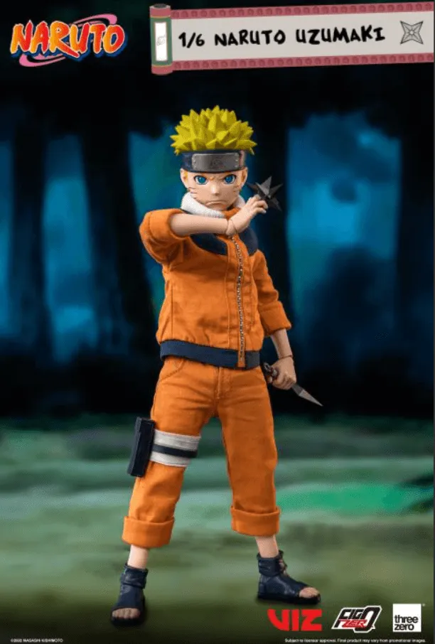 Naruto Uzumaki 1:6 Scale Action Figure by Threezero