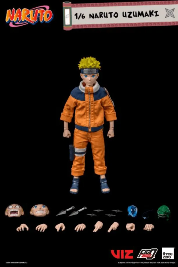 Naruto Uzumaki 1:6 Scale Action Figure by Threezero