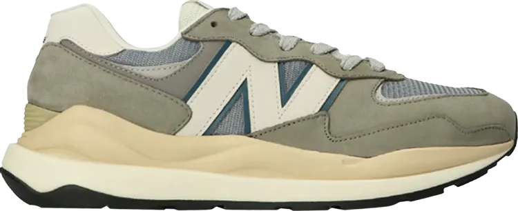 New Balance 57/40 'Grey Khaki' sneakers, gray