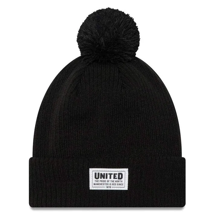 New Era Manchester United FC Stitch Patch Knit Beanie Hat