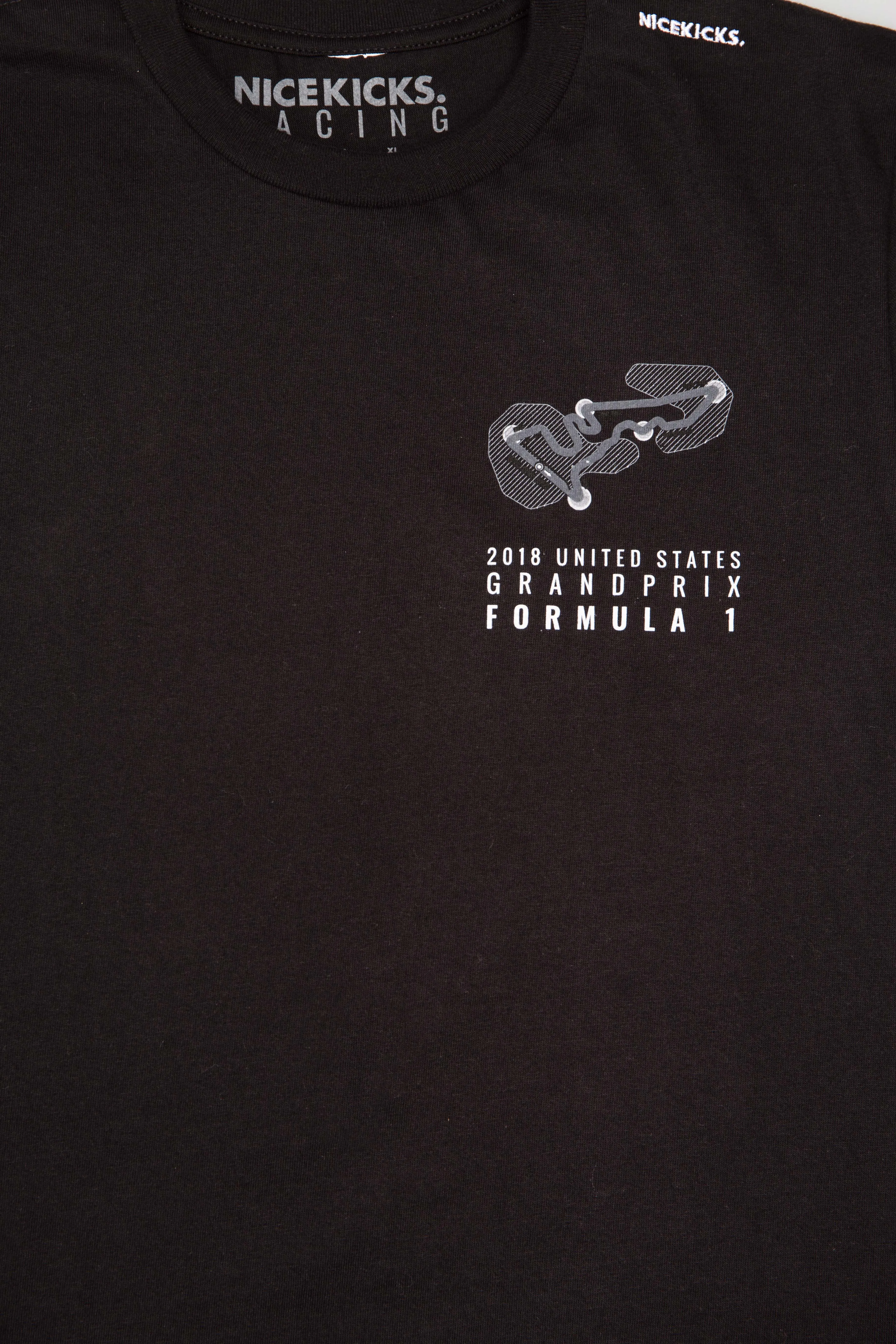 Nice Kicks Formula 1 Race Car Shirt - Black/Black