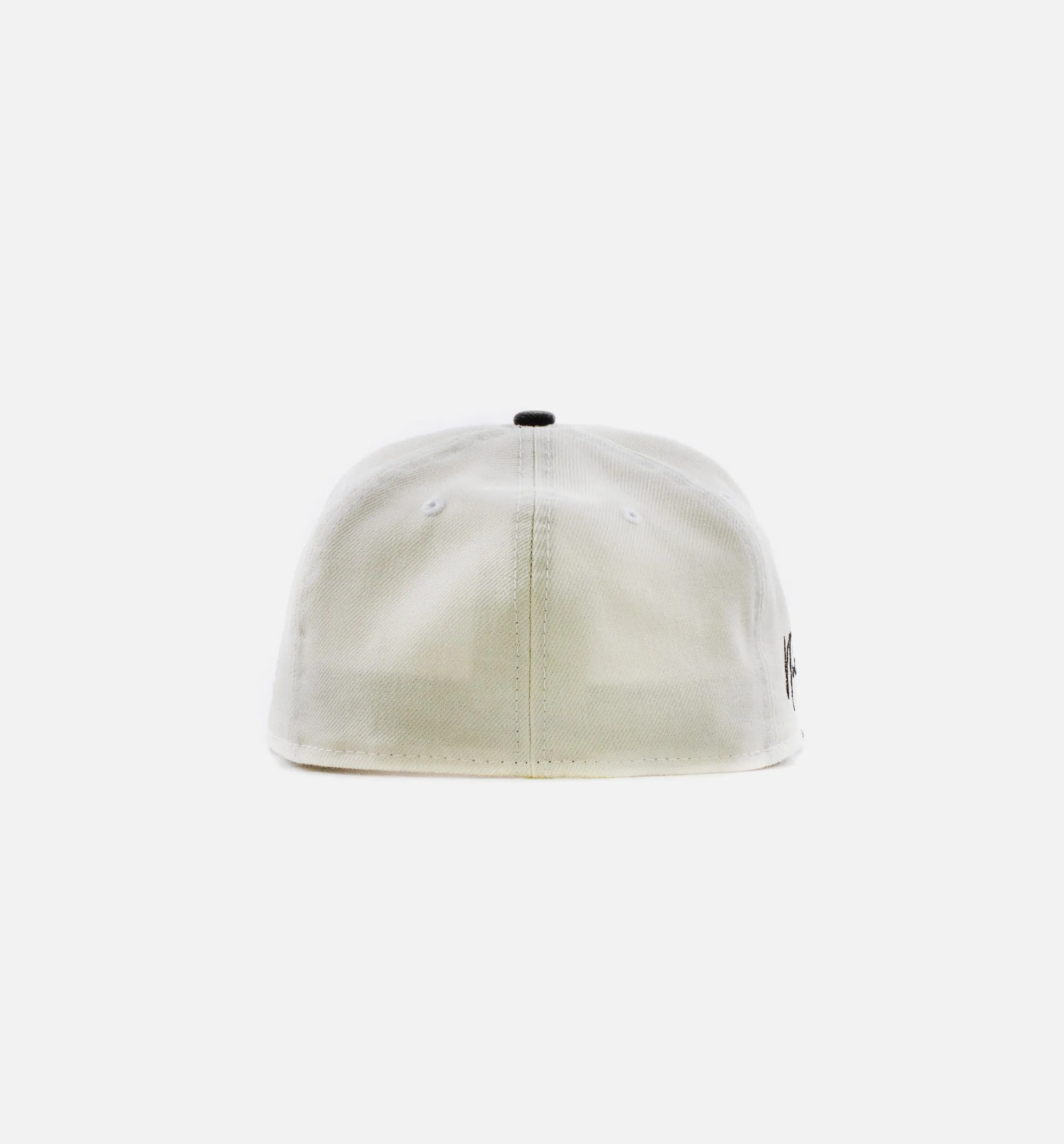 Nice Kicks Monogram 2Tone 5950 Mens Hat - Cream/White