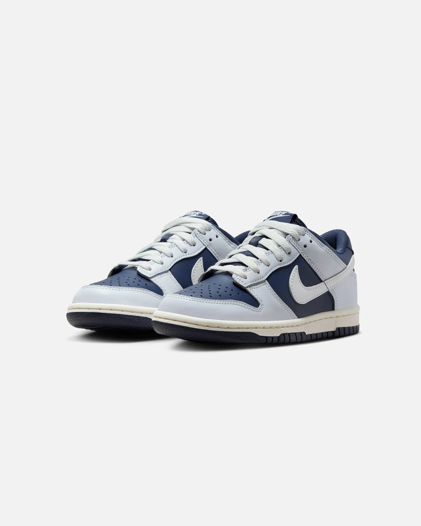 Nike Kids' Dunk Low BG (GS) Football Grey/Summit White/Midnight Navy