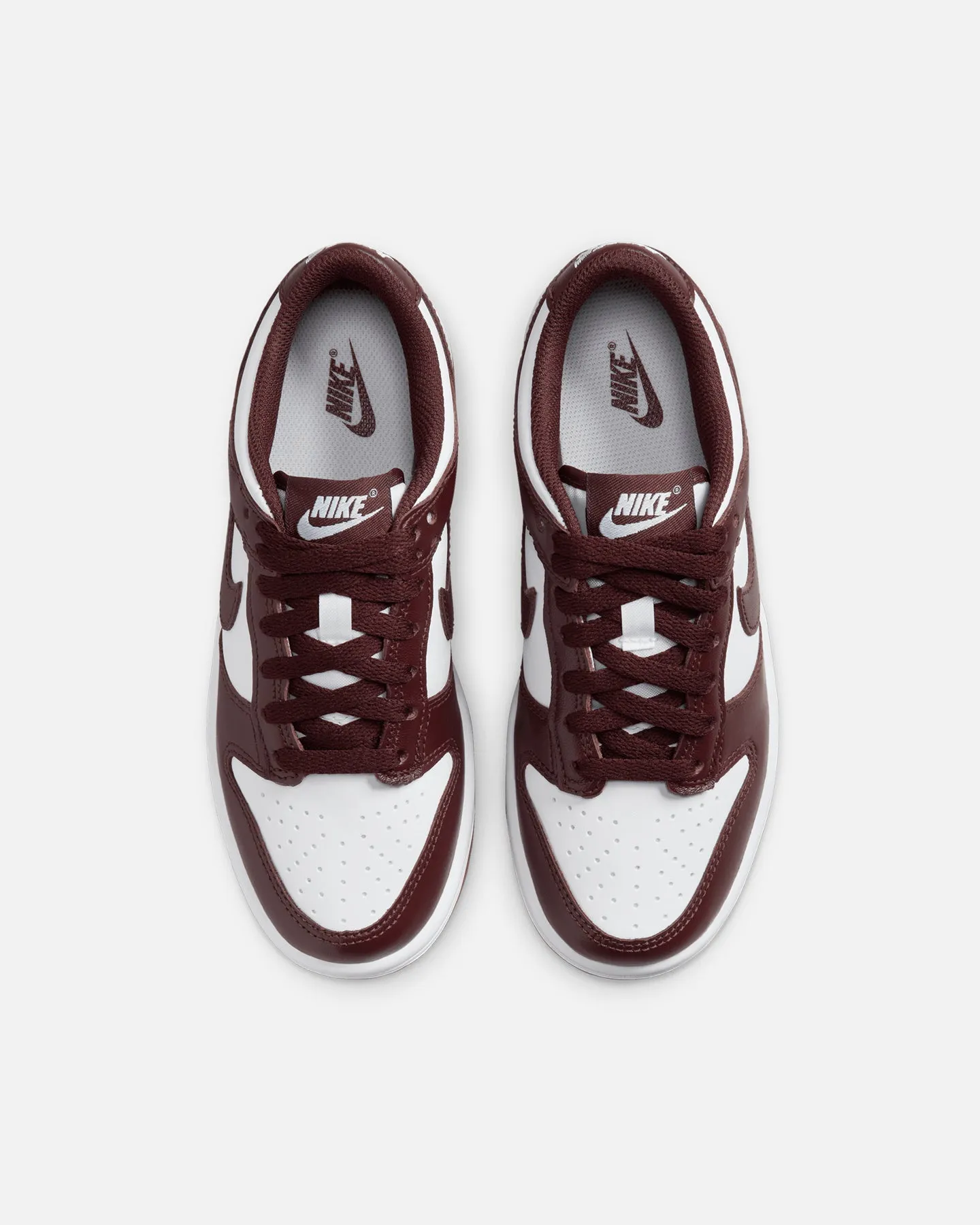 Nike Kids' Dunk Low (GS) White/Burgundy