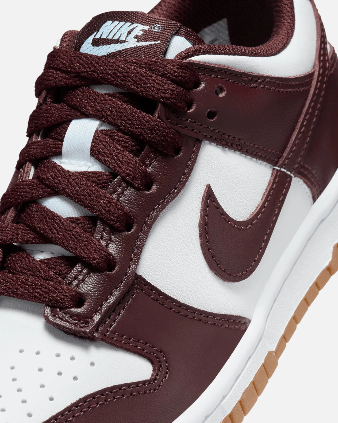 Nike Kids' Dunk Low (GS) White/Burgundy