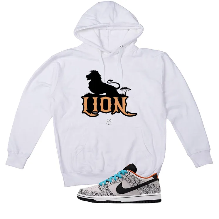 Nike SB Dunk Low Safari Olympics White T-Shirt (Lion)| illcurrency