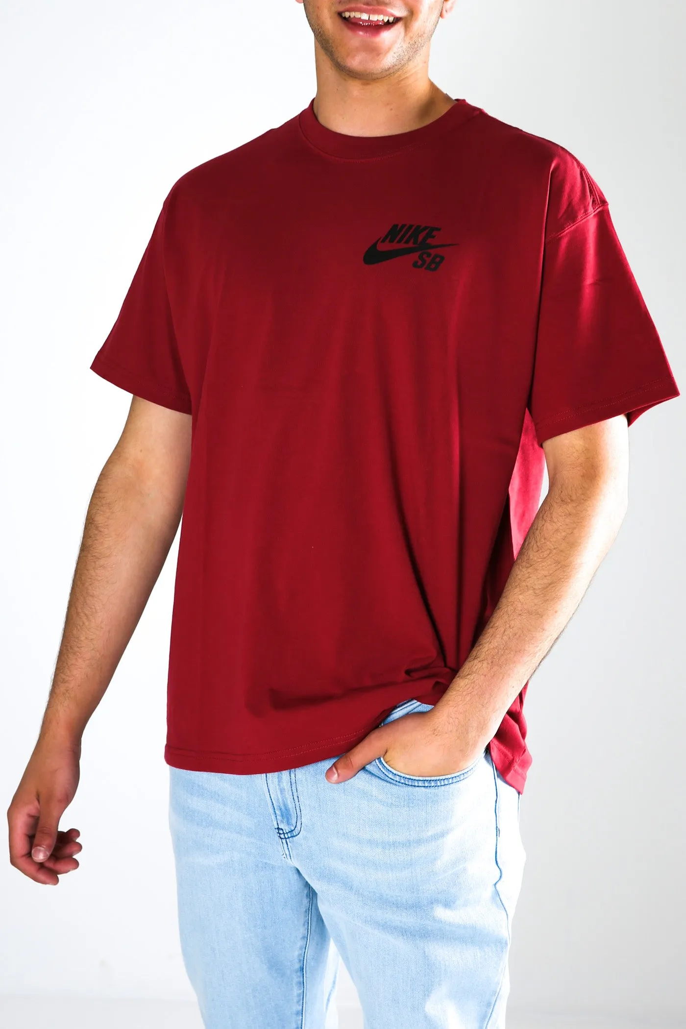 Nike SB Tee Logo Pomegranate