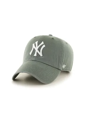 NY Yankees Basic Ball Cap, Moss/White