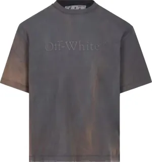 Off-White Bookish Laund Skate T-Shirt 'Petrol'