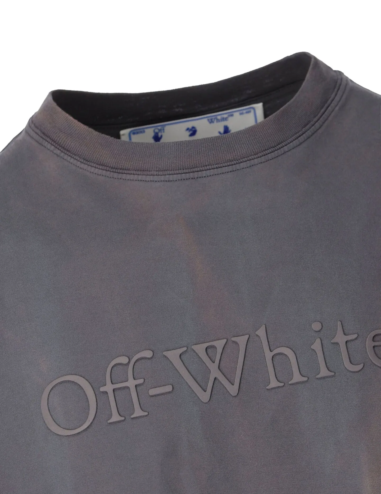 Off-White Bookish Laund Skate T-Shirt 'Petrol'