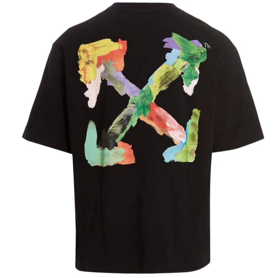 Off-White Brush Arr Over Skate S/S T-Shirt Black