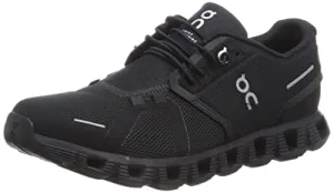 ON Men's Cloud 5 Sneakers, All Black Trainers