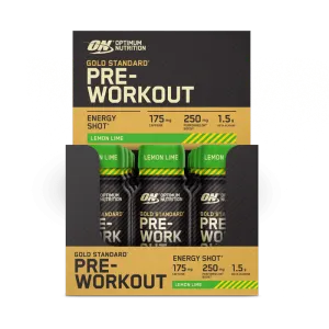 Optimum Nutrition Gold Standard Pre-Workout Shot 12x60ml Lemon & Lime