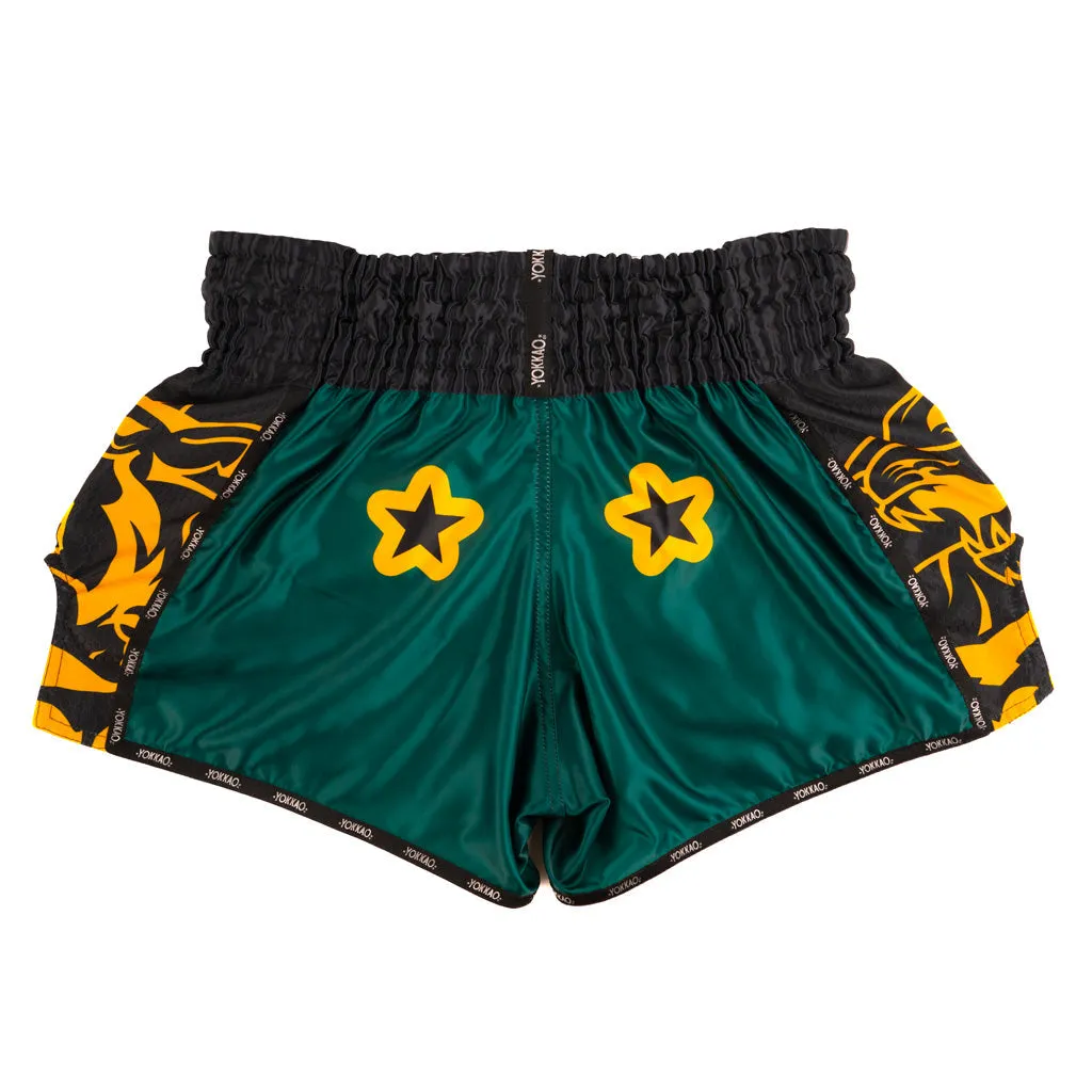 Original Muay Thai Shorts Gold