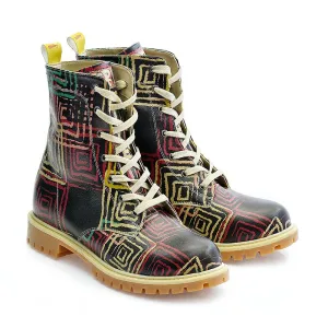 Pattern Long Boots TMB1024