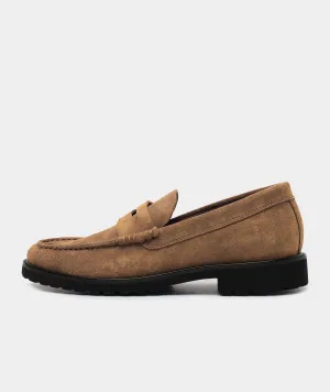 Penny Loafer - Cognac Suede