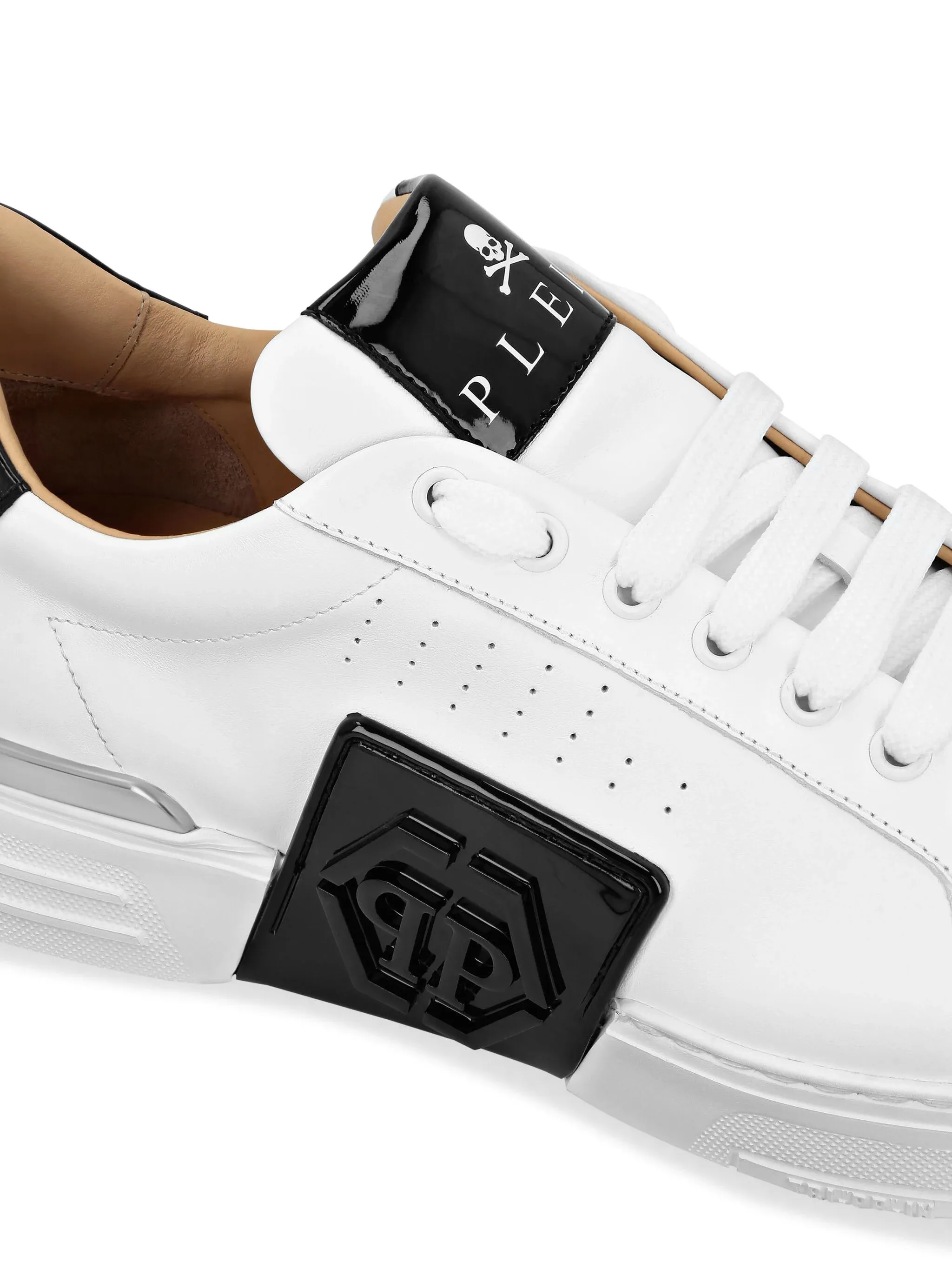 PHILIPP PLEIN HEXAGON LOW-TOP SNEAKERS