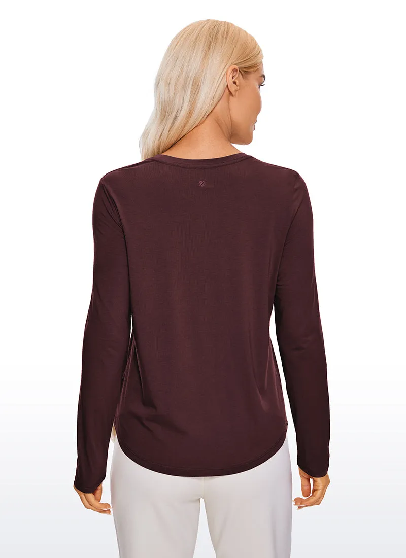 Pima Cotton Workout Long Sleeve