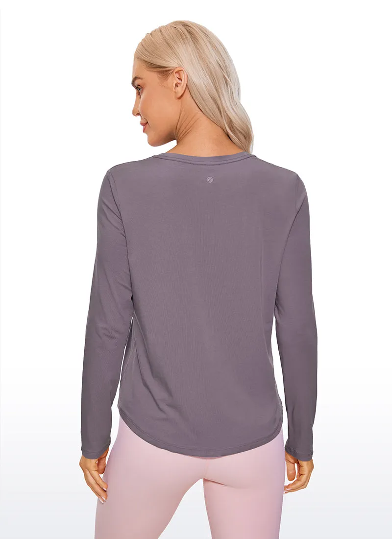 Pima Cotton Workout Long Sleeve