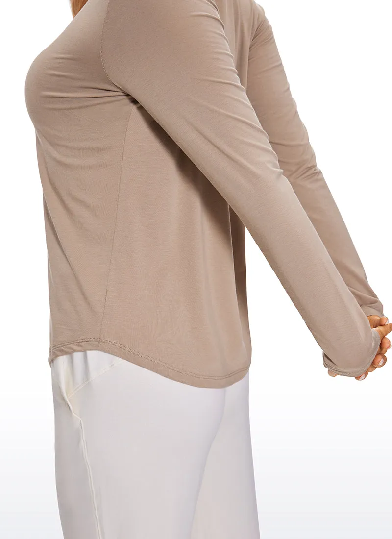 Pima Cotton Workout Long Sleeve