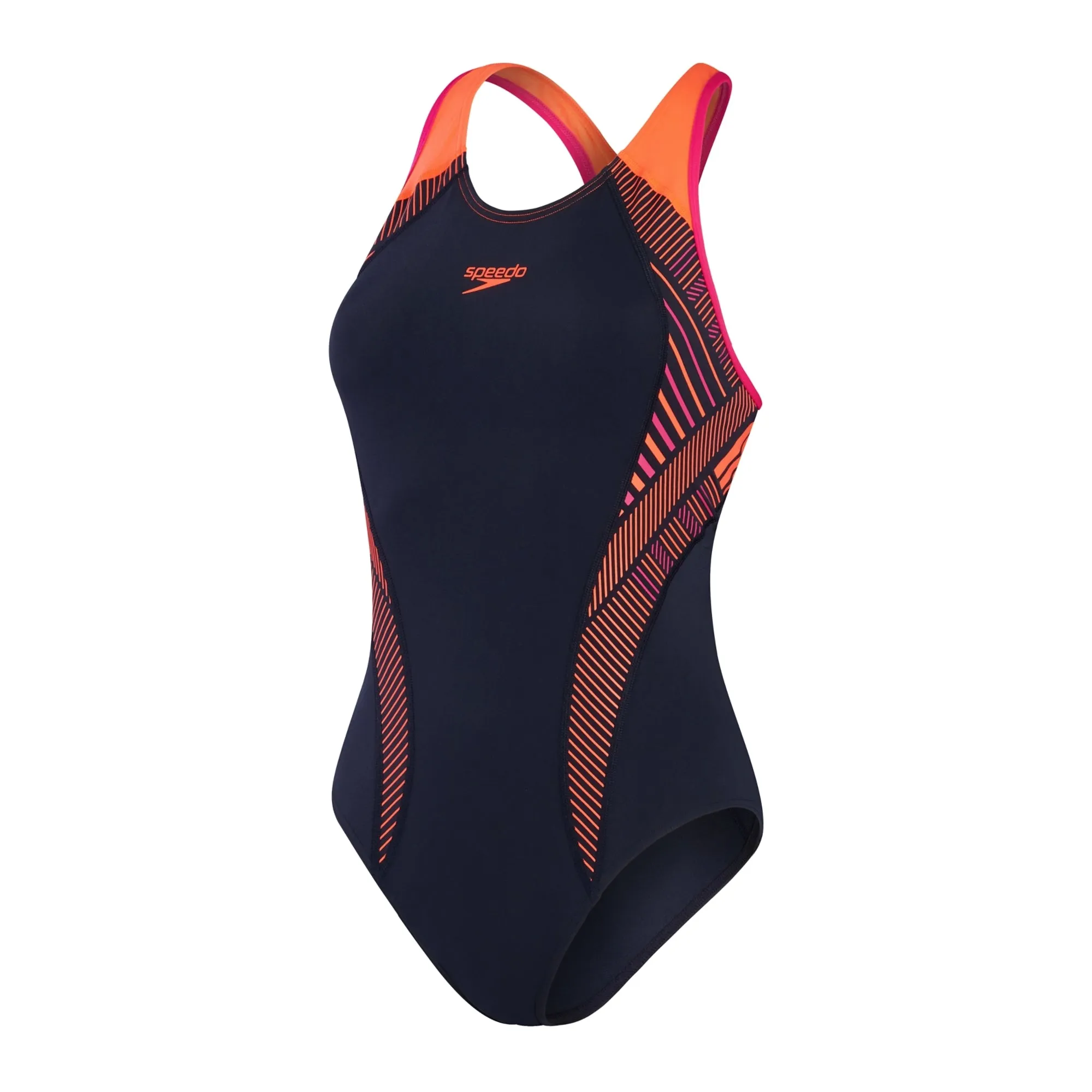 Placement Laneback | Navy/Orange