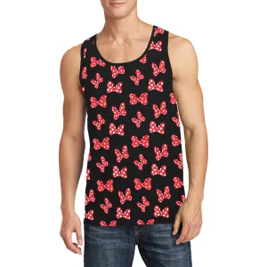 Polka Dot Bows Men's Athletic Tank Top