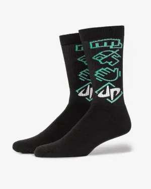 Pound It Emoji Socks (Black)