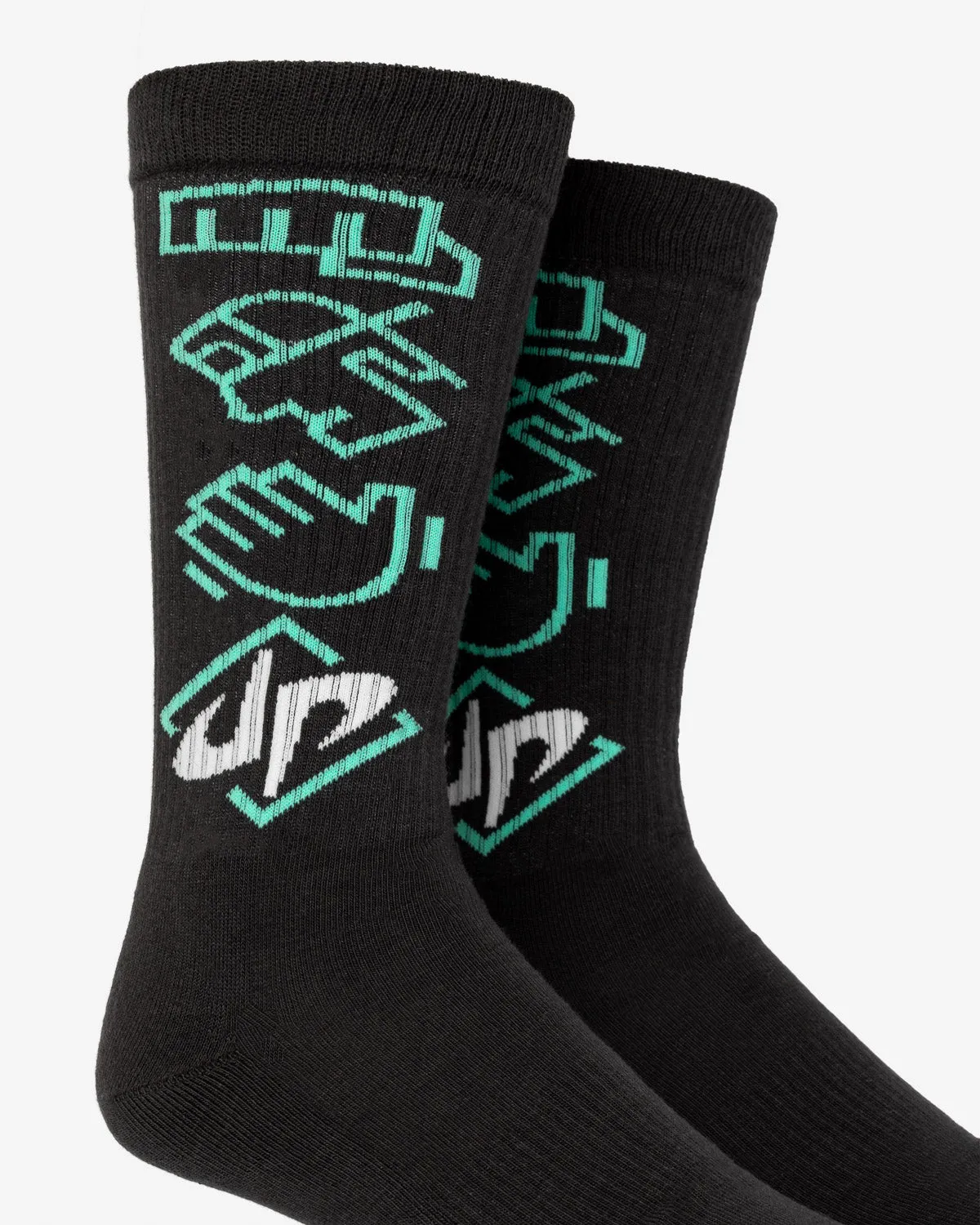 Pound It Emoji Socks (Black)