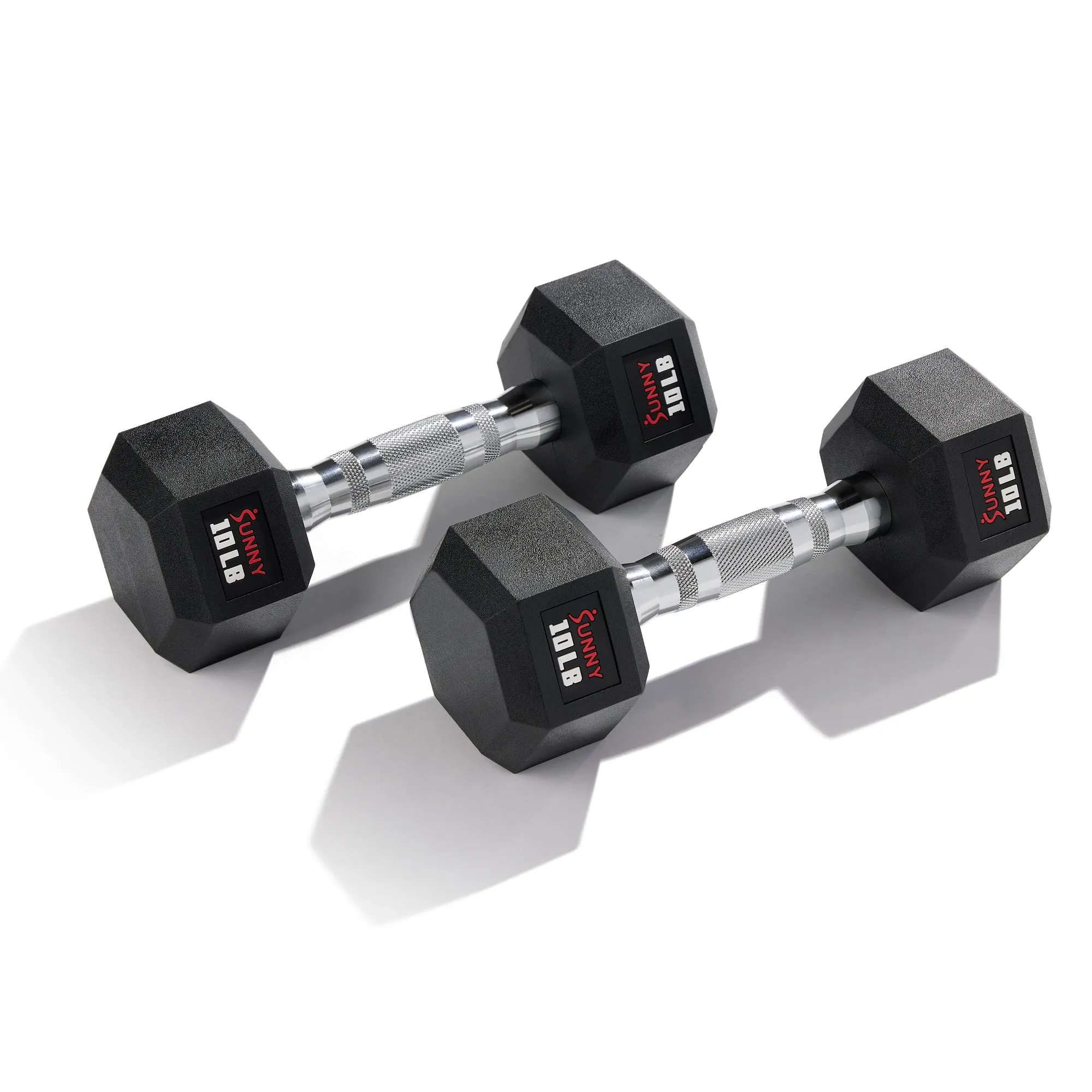 Premium Hex Style Dumbbells 5 - 50 LBS | Sunny Strength™