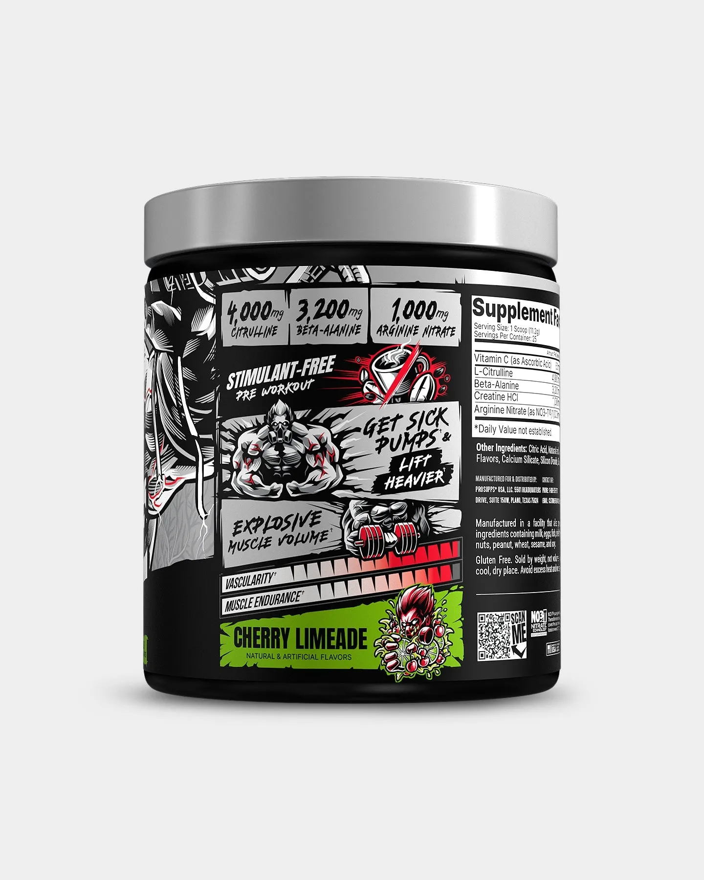 Pro Supps HYDE Max Pump Stim-Free Pre Workout