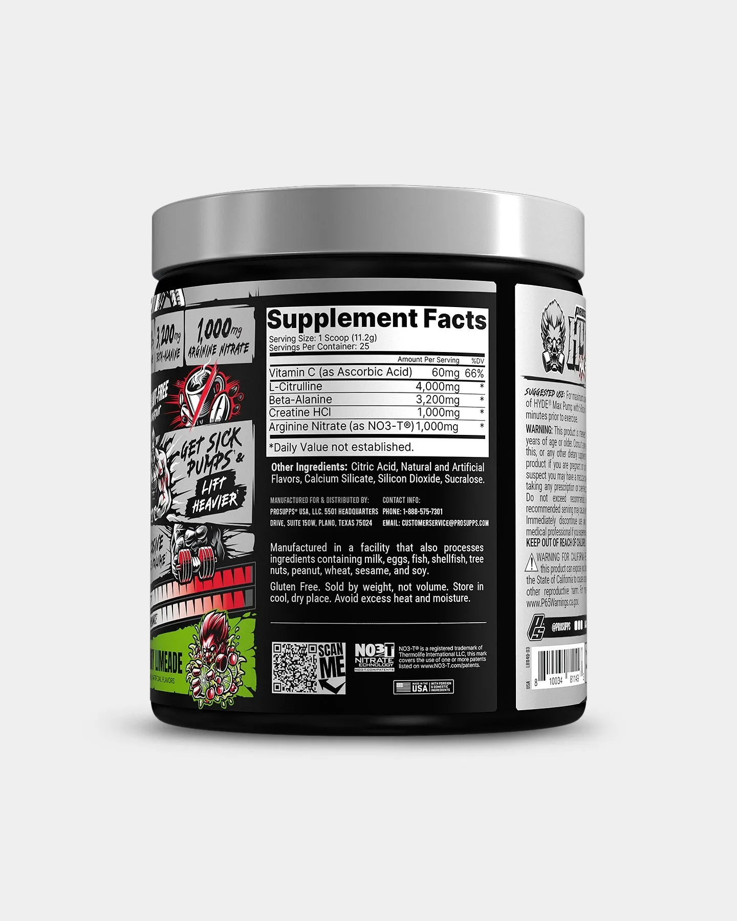 Pro Supps HYDE Max Pump Stim-Free Pre Workout