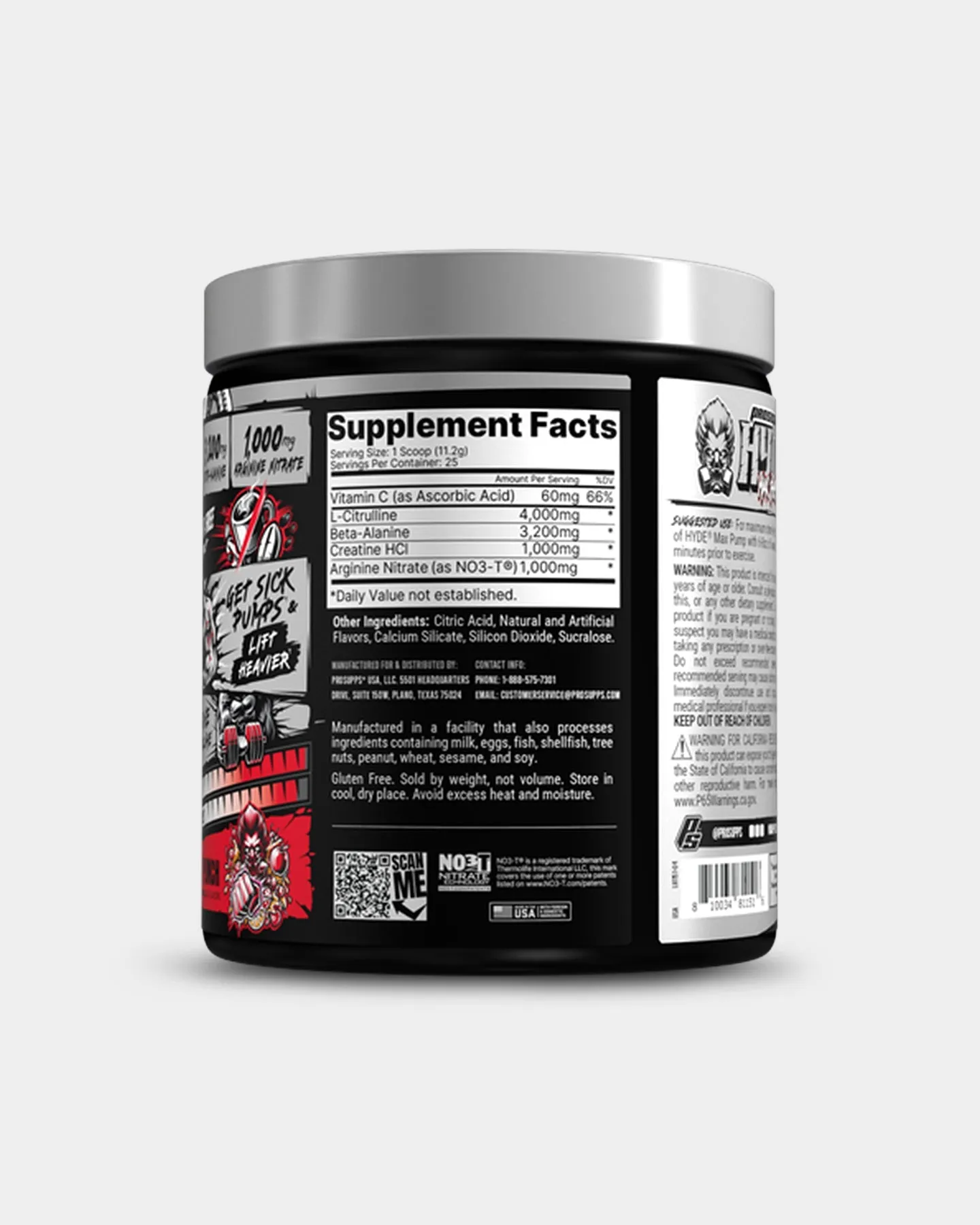 Pro Supps HYDE Max Pump Stim-Free Pre Workout