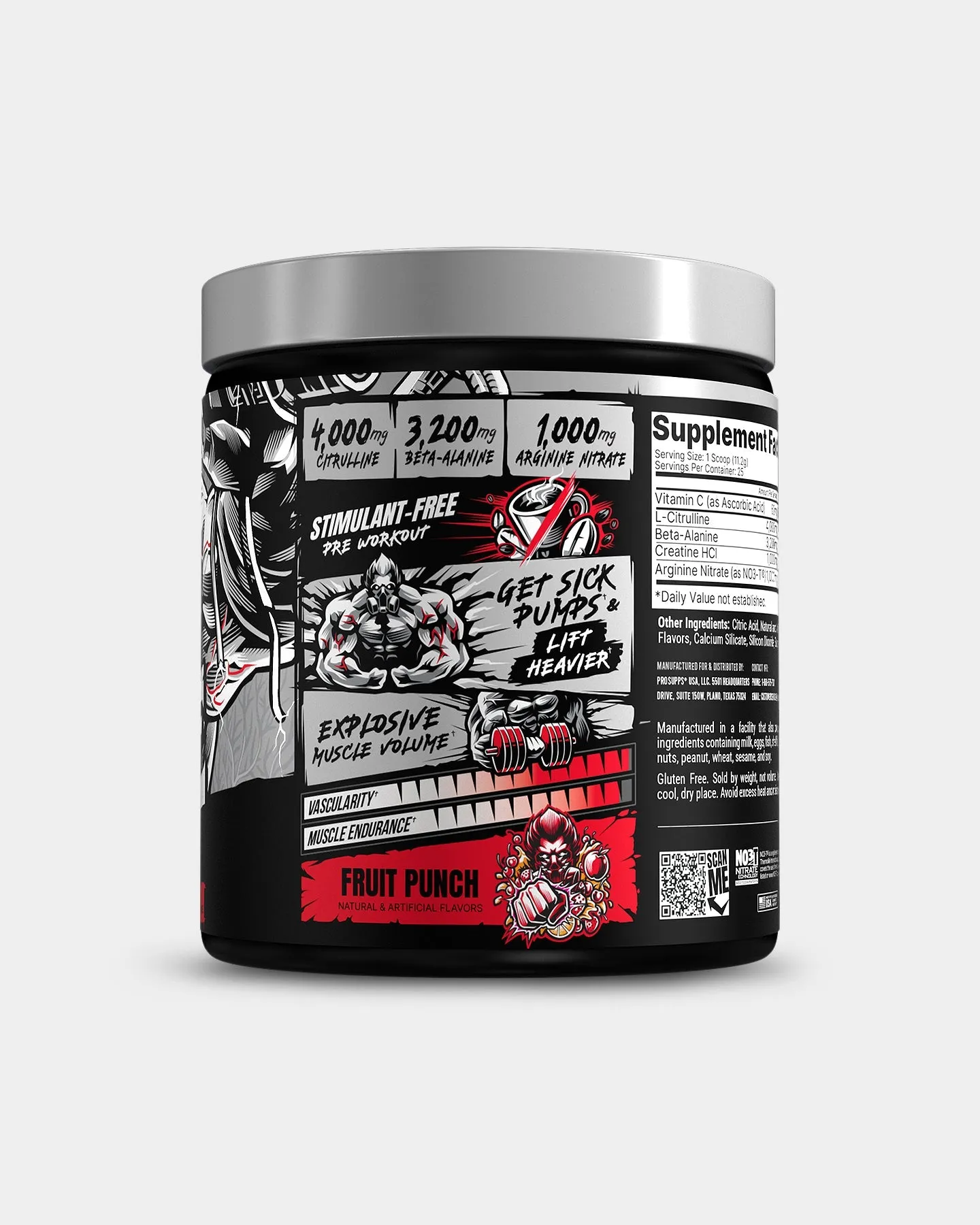 Pro Supps HYDE Max Pump Stim-Free Pre Workout