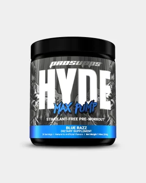 Pro Supps HYDE Max Pump Stim-Free Pre Workout